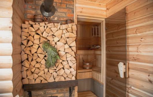 Baldes de água e conchas: Acessórios tradicionais de sauna